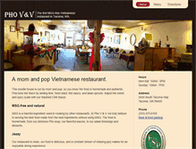 Tablet Screenshot of phovandv.com